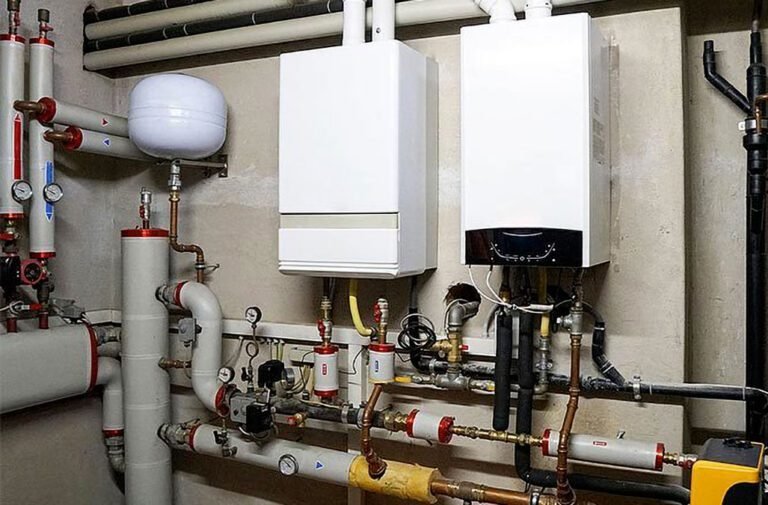 Installation de chaudières à gaz et à condensation avec tuyauterie complexe - Service de maintenance à Paris 19.